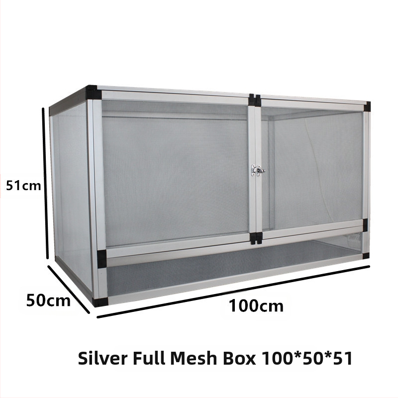 PAYI ronimiskunst, ronimislemmikloomade puur, horisontaalne puur, alumiiniumisulamist kameeleoni söötmiskast, ronimiskast, sisalik, ventileeritud ja hingav