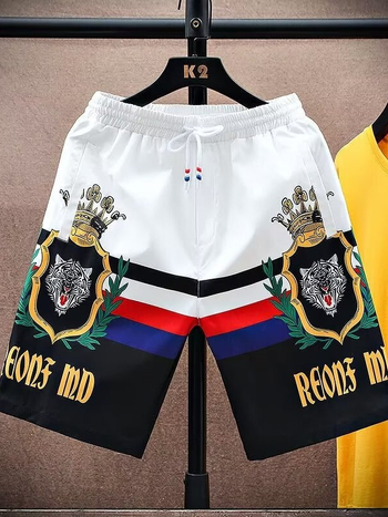 Μοντέρνα Σορτς Ανδρών Καλοκαίρι 2025 Νέα Χαλαρά Μοντέρνα Σορτς Πέντε Πόντων Καλοκαιρινά Καθημερινά Ευέλικτα Σορτς Παραλίας Μεσαίου Μήκους Σορτς