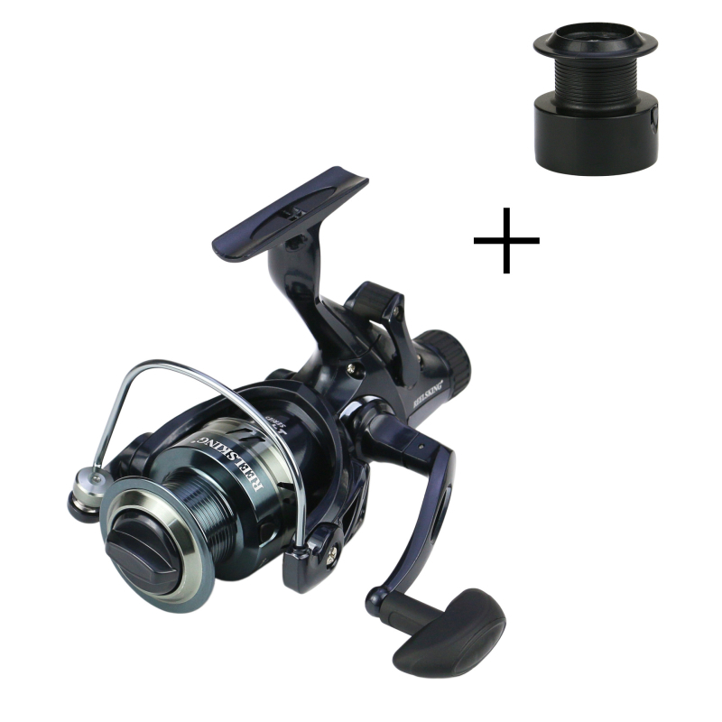 KF serijos tarpvalstybinis dvigubas iškrovimas metalinis priekinis ir galinis stabdžių valo ratas jūros ašigalio ratas metimo meškerės karpių žvejybos linijos ratas rezervuaro žvejybai