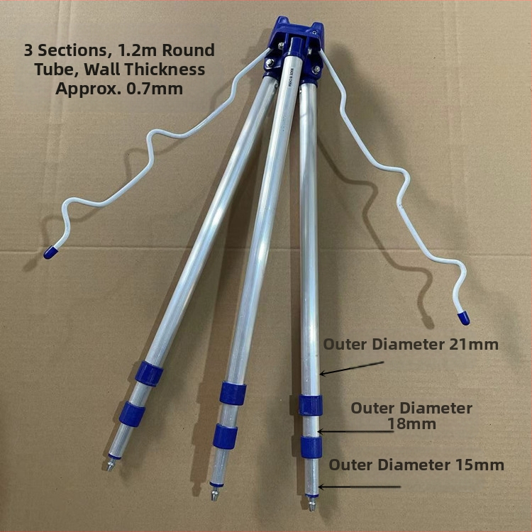 Kalapüügivahendid meriõnge kolmnurkne kronstein kaugviskeklamber statiivi viskeõng meriõnge õnge kronstein alumiiniumsulamist teleskoopõnge