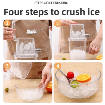 Jäähöövel Kodune väike silumismasin Granuleeritud liivajää Purustatud jää Kommertskioski rahejäämasin Käsitsi jääpurustatud masin