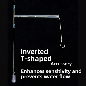 A18 обратна риболовна група Т-образни фитинги запушен прът анти-навиващ се конектор река течаща вода течаща вода универсални риболовни принадлежности