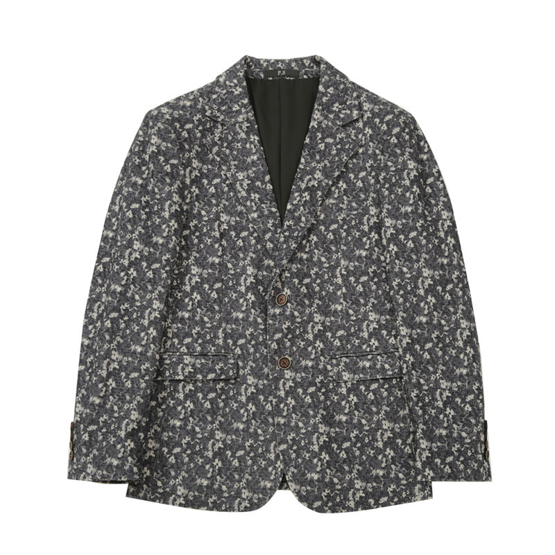 TikToki internetis populaarne sügis-talvine uus meeste vabaajaülikond, kvaliteetne värviline Korea stiilis õhuke ja väike ülikonnajakk meestele