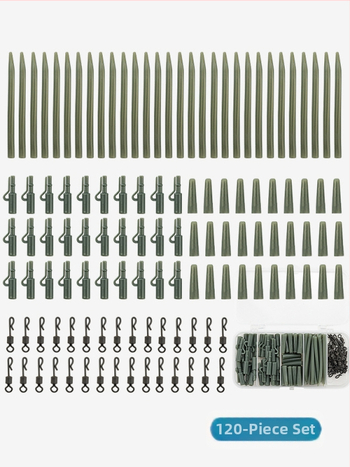 120 vienetų europinių karpių žvejybos grupės atvirkštinio dugno žvejybos metodo žvejybos milžiniška laukinė žvejyba plūduriuojantis rutulinis jūros meškerė jūros žvejybos reikmenų dėžutė