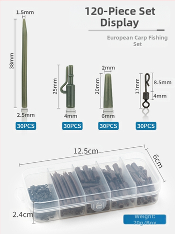 120 броя европейски шаран риболовен екип метод за обратен дънен риболов риболов гигантски див риболов плаваща топка морски прът аксесоари кутия