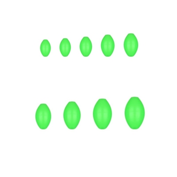 400/900 vienetų masalas alyvuogių spalvos karoliukai fluorescencinė naktinė lemputė plastikinis žuvų masalo karoliukų kostiumas su apsaugos nuo susidūrimo karoliukais