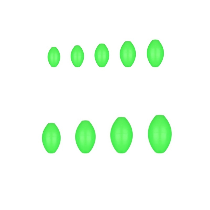 400/900 vienetų masalas alyvuogių spalvos karoliukai fluorescencinė naktinė lemputė plastikinis žuvų masalo karoliukų kostiumas su apsaugos nuo susidūrimo karoliukais