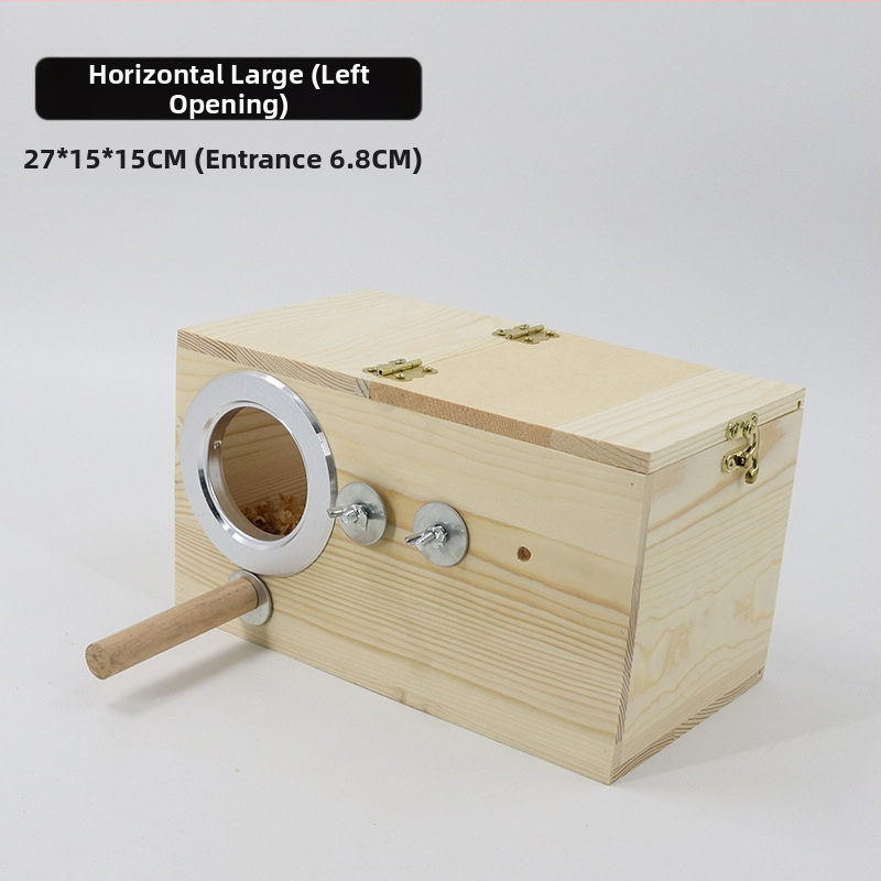 Akrüülist papagoi pesitsuskast, läbipaistev pesitsuskast, linnupesa, täispuidust, linnupesa, papagoi pesa, linnumaja, munade munemine