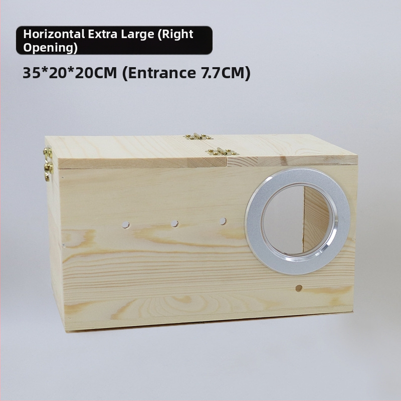 Akrüülist papagoi pesitsuskast, läbipaistev pesitsuskast, linnupesa, täispuidust, linnupesa, papagoi pesa, linnumaja, munade munemine