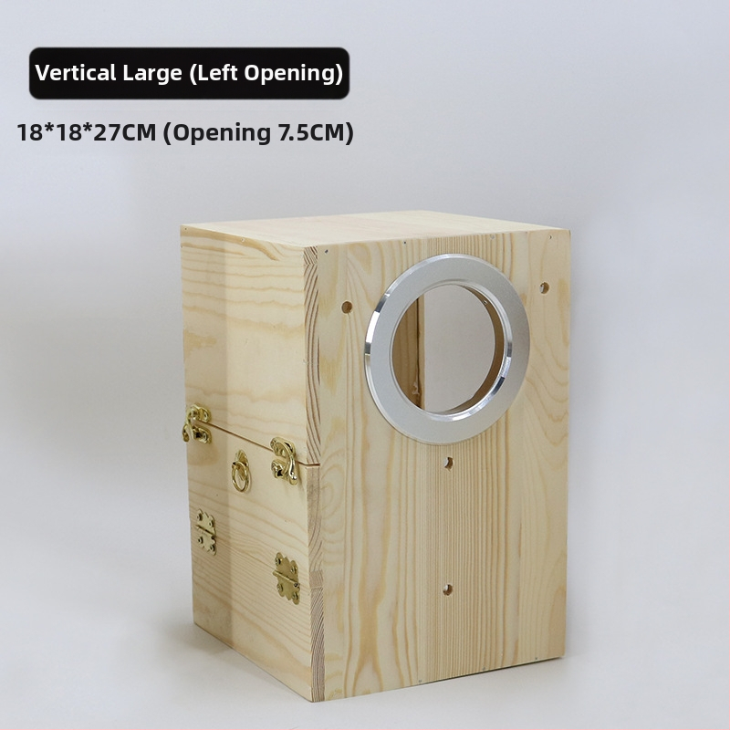 Akrüülist papagoi pesitsuskast, läbipaistev pesitsuskast, linnupesa, täispuidust, linnupesa, papagoi pesa, linnumaja, munade munemine