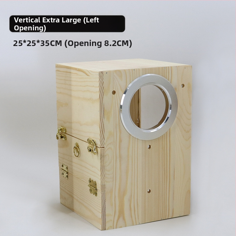 Akrüülist papagoi pesitsuskast, läbipaistev pesitsuskast, linnupesa, täispuidust, linnupesa, papagoi pesa, linnumaja, munade munemine