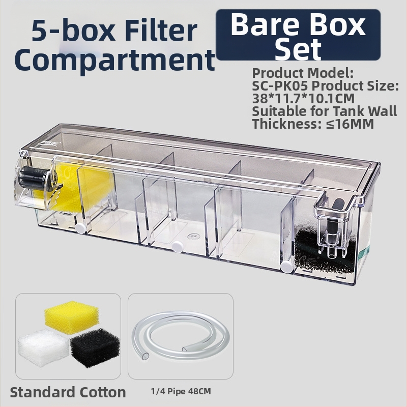 Zivju tvertnes filtra ūdens attīrīšanas cikls trīs vienā iegremdējams sūknis bruņurupuču tvertnes augšpusē esošs filtra kaste skābekļa ražošanai integrēta pilināšanas kaste