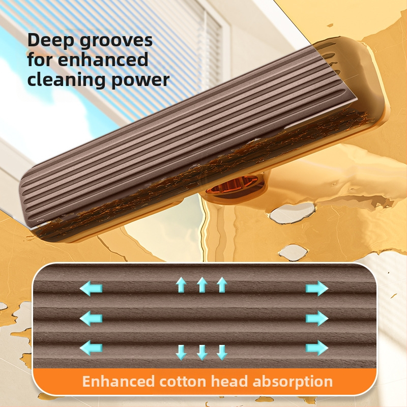 Многофункционален настолен моп, мини малък моп, домакински, без ръце, миещ се, ръчен, сгъваем, тоалетен, абсорбиращ вода