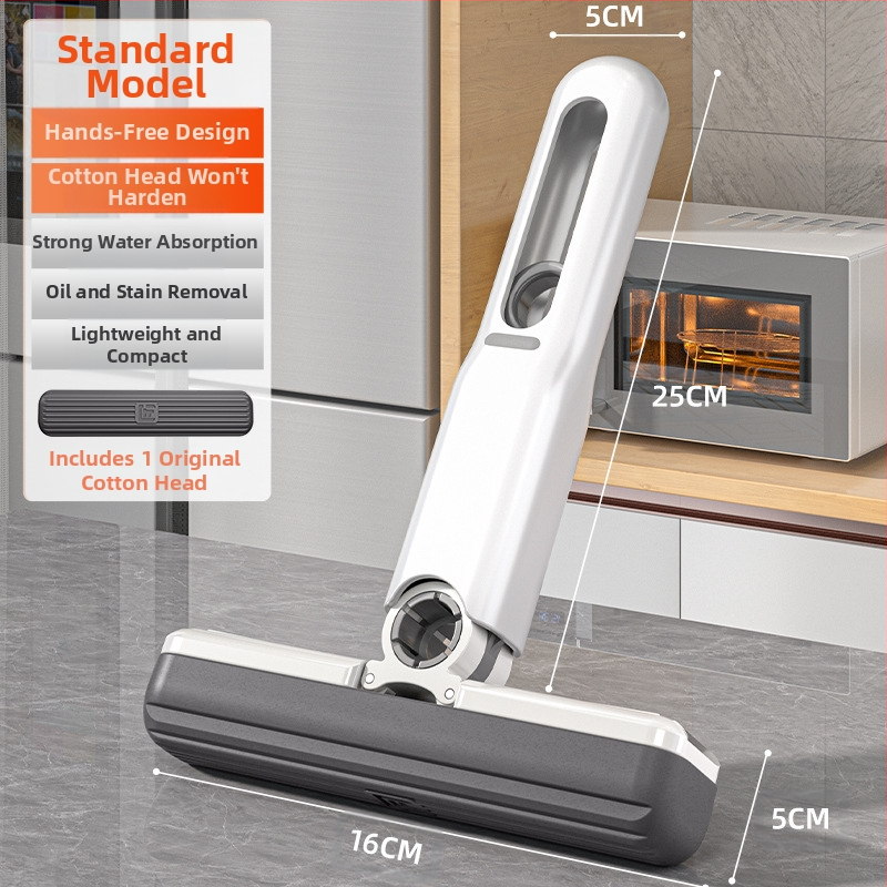 Daudzfunkcionāls galda mops, mini mazs mops, mājsaimniecības, bez rokām, mazgājams, rokas, saliekams, tualetes pods, ūdens absorbējošs
