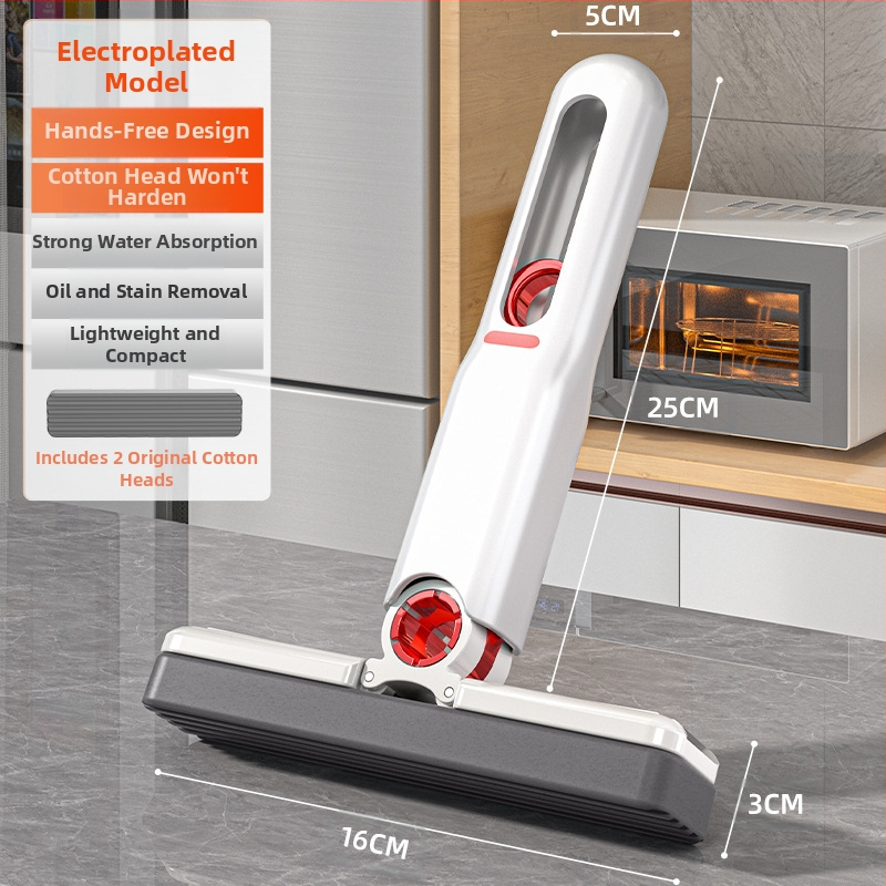 Daudzfunkcionāls galda mops, mini mazs mops, mājsaimniecības, bez rokām, mazgājams, rokas, saliekams, tualetes pods, ūdens absorbējošs