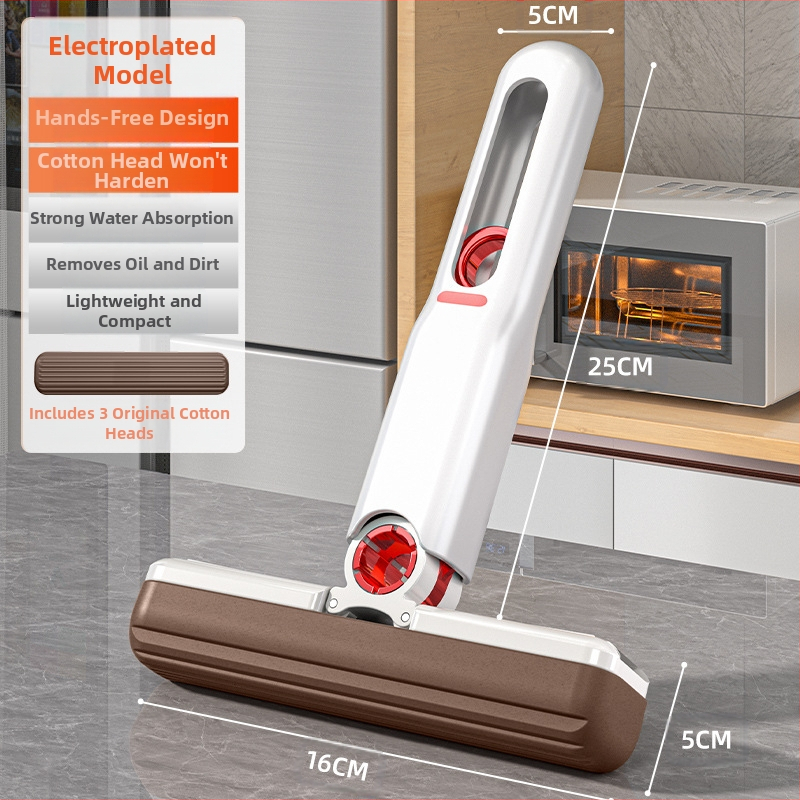 Daudzfunkcionāls galda mops, mini mazs mops, mājsaimniecības, bez rokām, mazgājams, rokas, saliekams, tualetes pods, ūdens absorbējošs