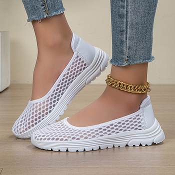 Uzvelkamas pusčības ar slinku purngalu vīriešiem un sievietēm, vasaras sieta sieviešu pastaigu sandales, liela izmēra, ērti caurumi