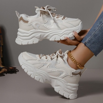 Διασυνοριακό εξωτερικό εμπόριο μόδας παπούτσια torre γυναίκες 2024 άνοιξη και φθινόπωρο νέο muffin άνετο παχύ κάτω Joker αυξημένο sneaker