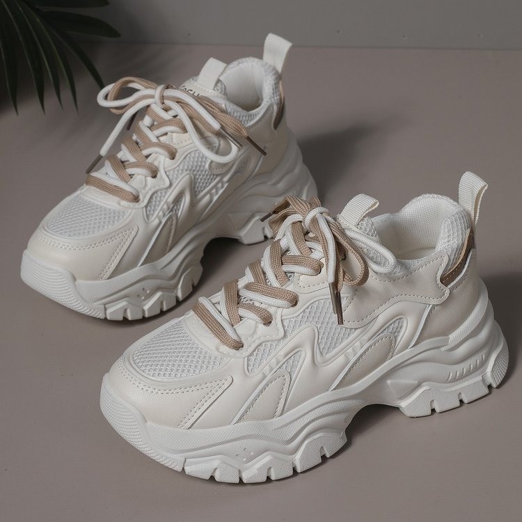 Piiriülese väliskaubanduse moodne Torre kingad naistele 2024 kevad ja sügis uued muffin mugavad paksu põhjaga Joker suurendatud tossud