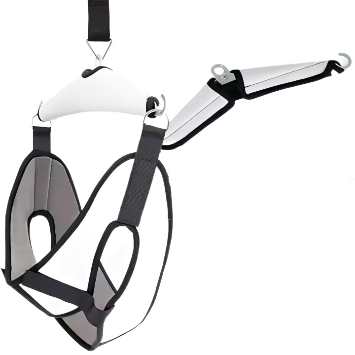 Домашен колан за окачване на врата, фиксатор за разтягане на врата, шийно сцепление, удобно устройство за окачване на врата, защита на врата, Amazon