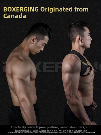 BOKSO Fitneso Gilus Pečių Stūmimas Apvalių Pečių Treniruočių Korekcinis Artifact Push Krūtinės Atviras Petis Tiesus Nugaros Pagalbinis Diržas