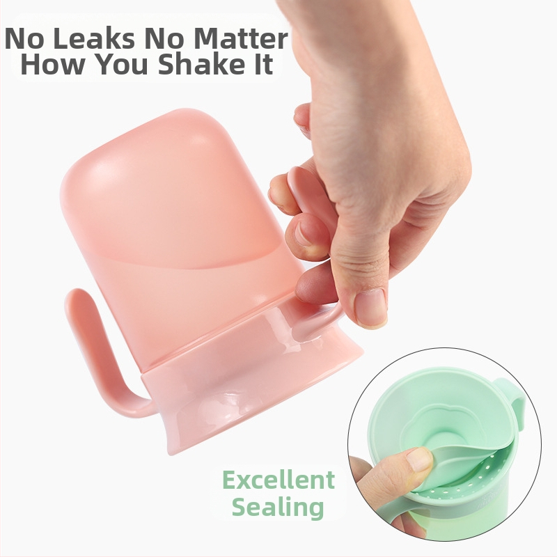 Бебешка чаша за пиене 360° градуса бебешка детска чаша за пиене чаша за пиене бебешка чаша против задавяне с дръжка чаша за пиене