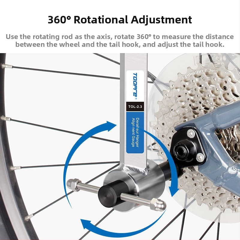 TOOPRE Коректор за опашка на велосипед за планински път, комплект колела, задна смяна, инструмент за корекция на повдигащи уши, регулатор за ремонт