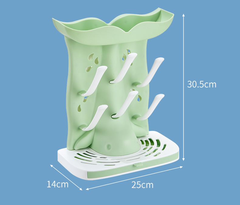 Lutipudelite tühjendamise riiul tagurpidi tasside tühjendamise riiul lutipudelite hoiustamise kuivatusrest köögi hoiustamisriiul