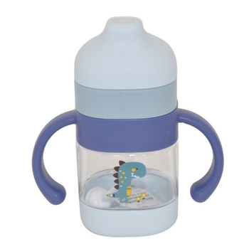 Kūdikio geriamasis puodelis kūdikiui mokytis gerti ančiuko snapelio puodelis šiaudelio puodelis dviguba rankena apsauga nuo užspringimo ir kritimo virdulys pieno puodelis