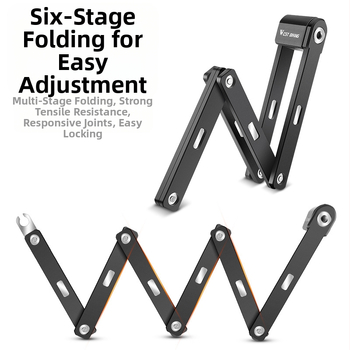 „WEST BIKING“ dviračio sulankstoma spyna, apsauga nuo vagystės, kalnų dviračio, elektrinio automobilio grandinės spyna, važiavimo įranga