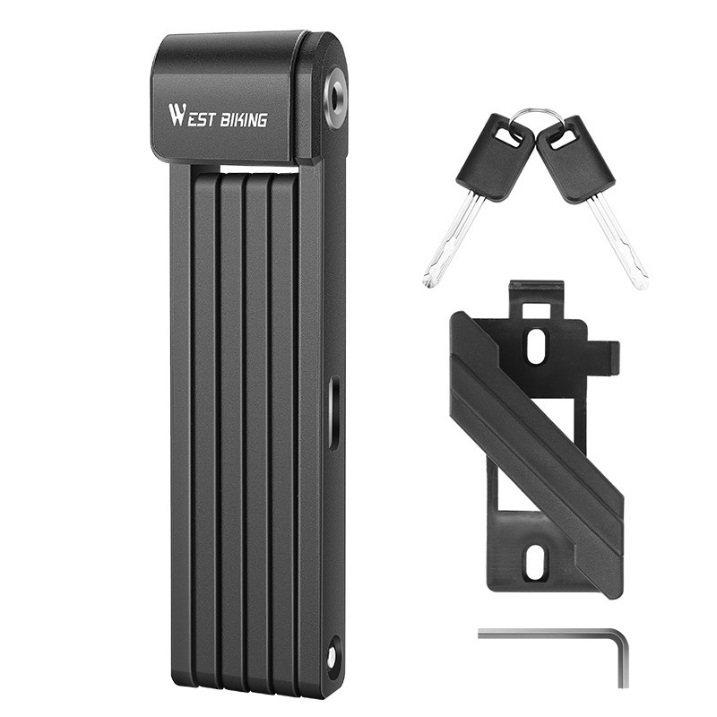 „WEST BIKING“ dviračio sulankstoma spyna, apsauga nuo vagystės, kalnų dviračio, elektrinio automobilio grandinės spyna, važiavimo įranga