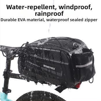 Dtucycle Ποδήλατο Μεγάλης Χωρητικότητας Σκληρό Κέλυφος Πίσω Τσάντα Ποδηλασίας Ποδηλασίας Αδιάβροχη Πίσω Σέλα Τσάντα Φορτίου Εργοστάσιο Χονδρικής