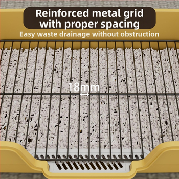 Geležinis tinklelis šunų tualetui, per didelis, apsaugantis nuo taškymosi, aukšta tvora šunų pisuarui, dideliems, vidutiniams, mažiems šunims, plokščiiems, naminių gyvūnėlių reikmenys