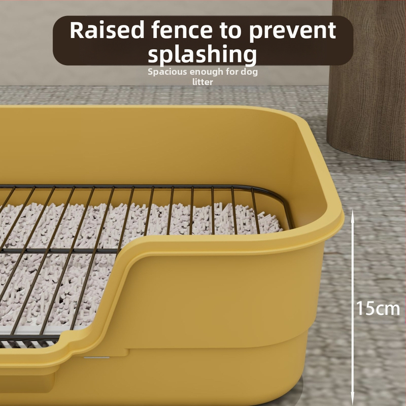 Железна мрежеста тоалетна за кучета, голяма, против пръски, висока ограда за кучешки писоар, голяма, средна, малка, плоска, домашни любимци