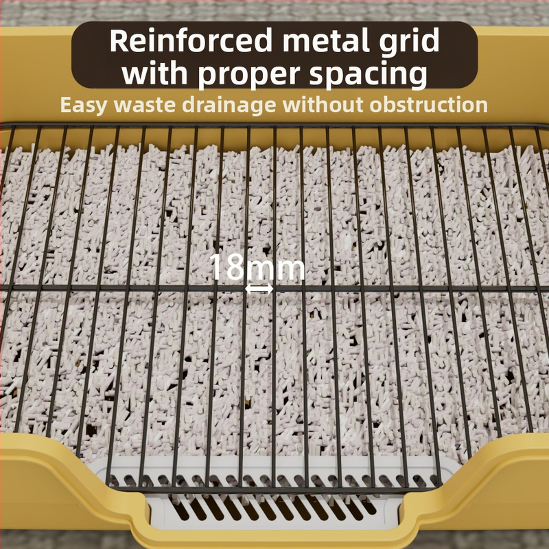 Железна мрежеста тоалетна за кучета, голяма, против пръски, висока ограда за кучешки писоар, голяма, средна, малка, плоска, домашни любимци