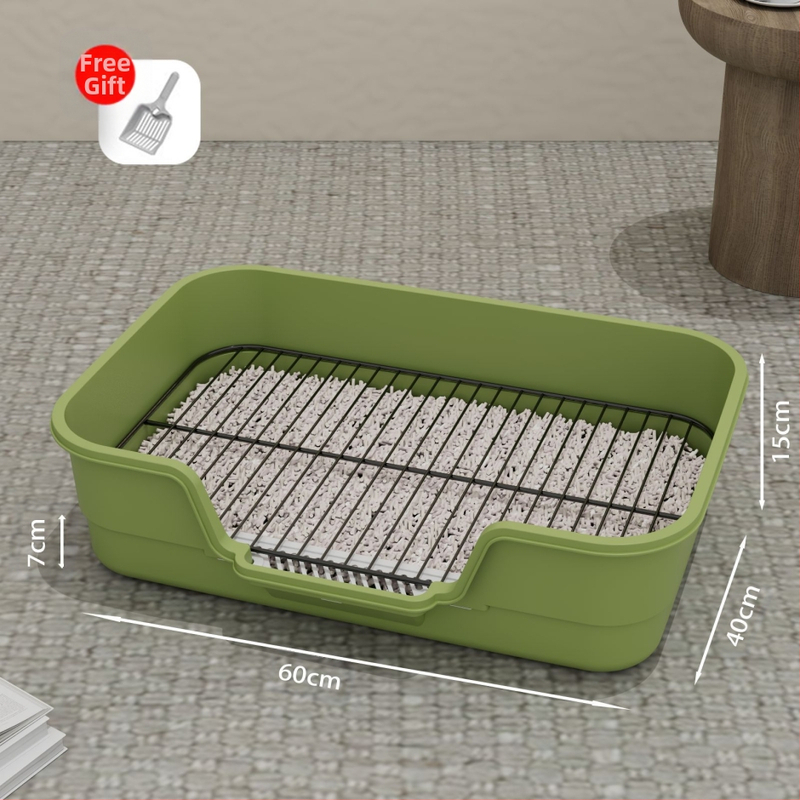 Geležinis tinklelis šunų tualetui, per didelis, apsaugantis nuo taškymosi, aukšta tvora šunų pisuarui, dideliems, vidutiniams, mažiems šunims, plokščiiems, naminių gyvūnėlių reikmenys