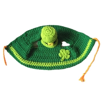 Външна търговия Amazon трансгранична нова ръчно плетена празнична атмосфера голяма шапка за домашни любимци модна персонализирана шапка за кон