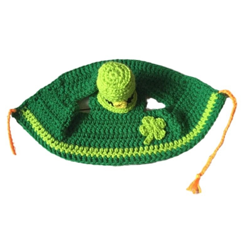 Външна търговия Amazon трансгранична нова ръчно плетена празнична атмосфера голяма шапка за домашни любимци модна персонализирана шапка за кон