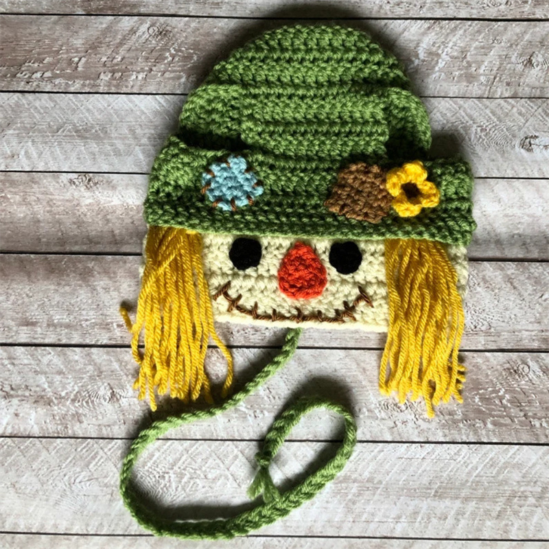 Външна търговия Amazon трансгранична нова ръчно плетена празнична атмосфера голяма шапка за домашни любимци модна персонализирана шапка за кон