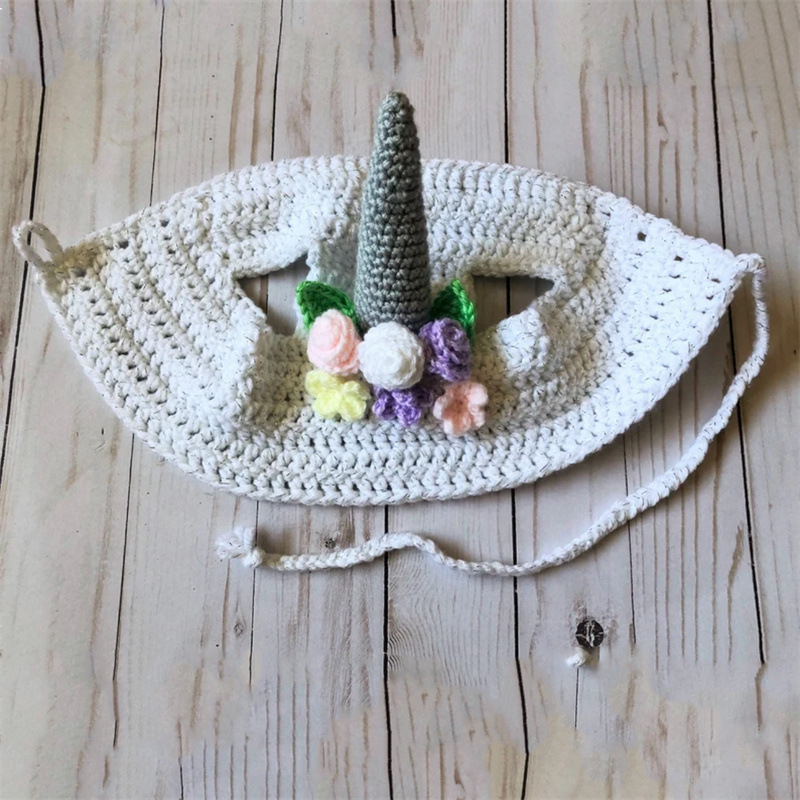 Външна търговия Amazon трансгранична нова ръчно плетена празнична атмосфера голяма шапка за домашни любимци модна персонализирана шапка за кон