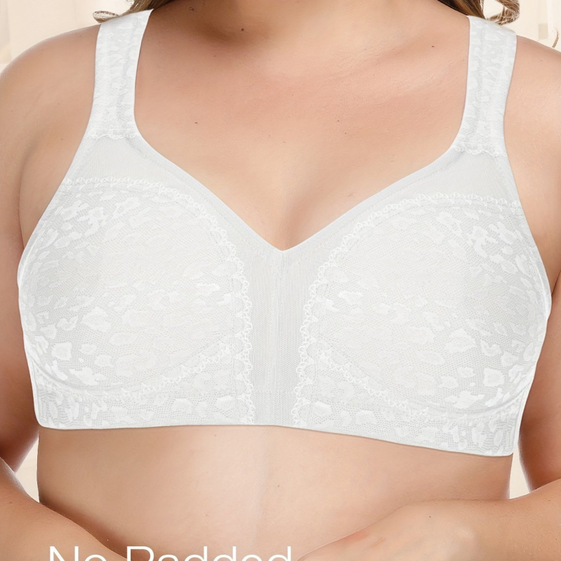 2025. aasta piiriülene uus Euroopa ja Ameerika suurte suurustega leopardimustriga kontrastse pitsiga õmblusteta naiste rinnahoidja piiriülese otsetarnega