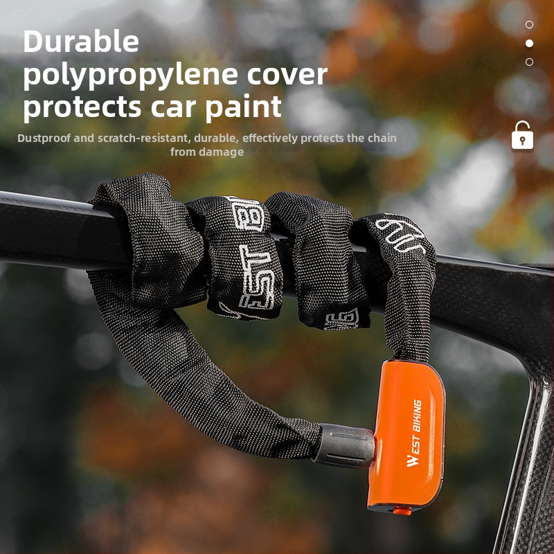WEST BIKING заключване за велосипед против кражба заключване с ключове за планински велосипед заключване за електрическа кола заключване за кола с верига за акумулатор