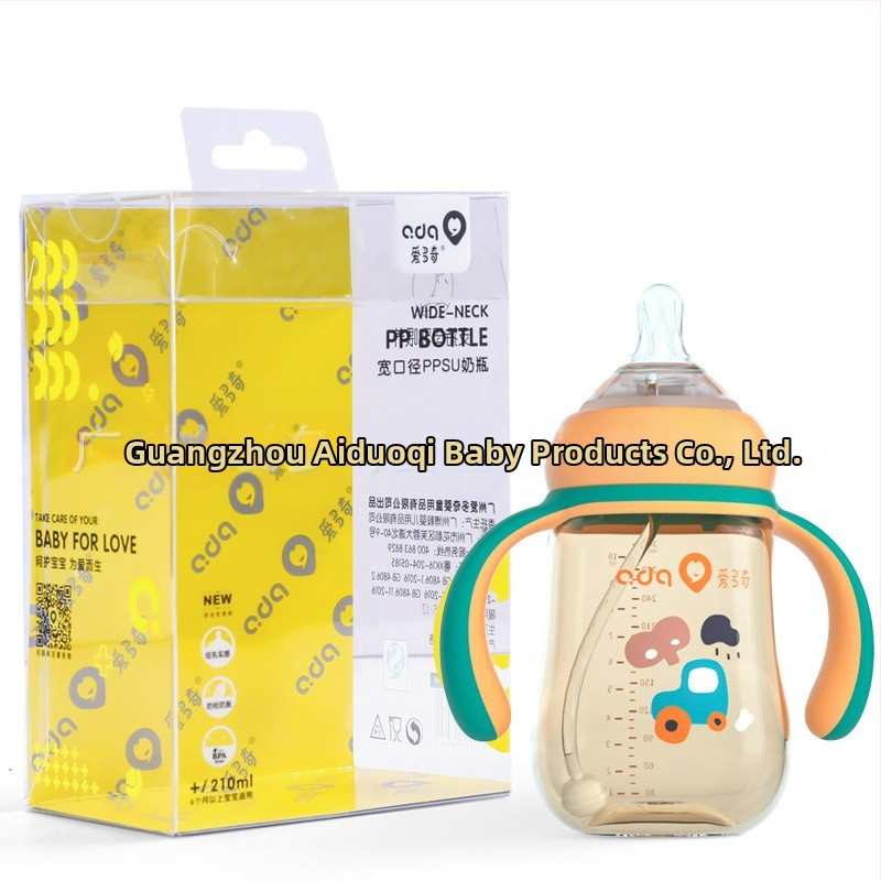 Aidoqi laia kaliibriga PPSU tilgakindel pudel suure beebi pardi nokaga lonksupudel kolmele lapsele üle 1-aastastele lastele