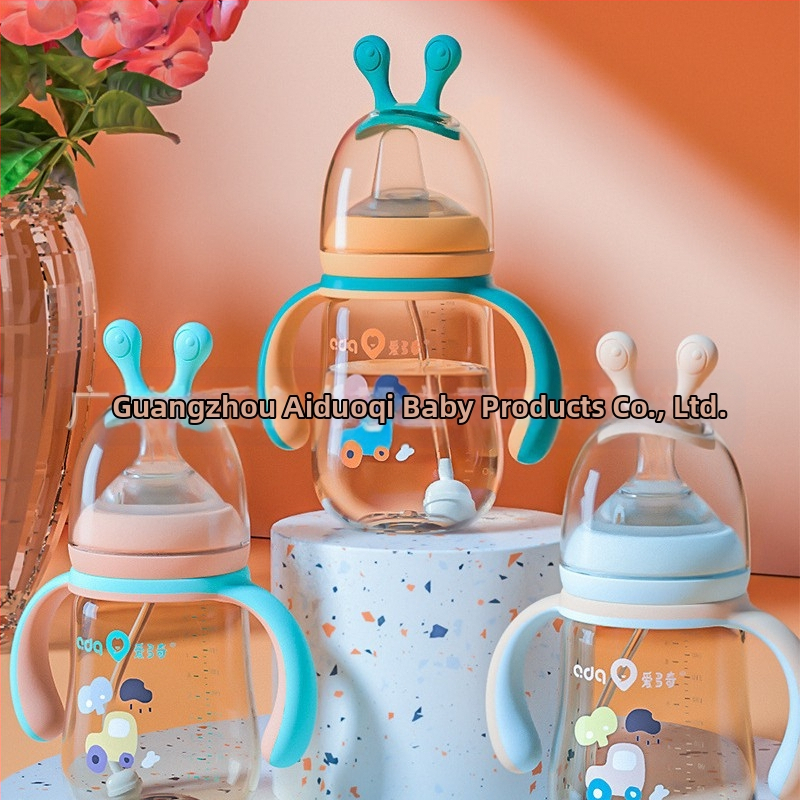 Aidoqi laia kaliibriga PPSU tilgakindel pudel suure beebi pardi nokaga lonksupudel kolmele lapsele üle 1-aastastele lastele