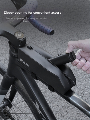 Τσάντα ποδηλάτου Eslnf για ποδήλατο βουνού, ποδήλατο δρόμου, μεγάλη χωρητικότητα, σκληρό κέλυφος, αδιάβροχη τσάντα μπροστινής δοκού, εξοπλισμός ποδηλασίας