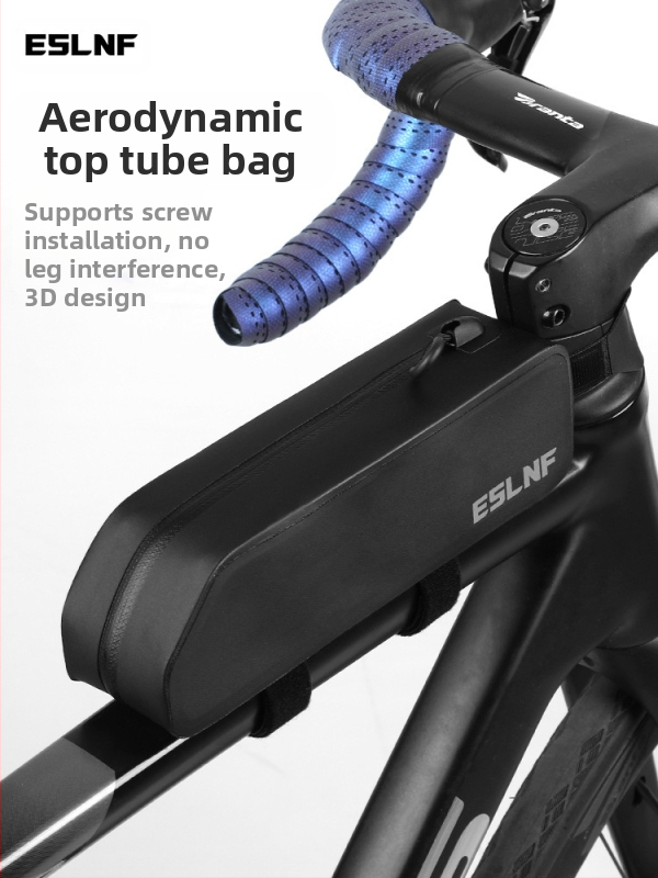 Taška na hornú rámovú trubku bicykla Eslnf, horský cestný bicykel, veľká kapacita, tvrdá škrupina, vodotesná taška na predný nosník, cyklistické vybavenie