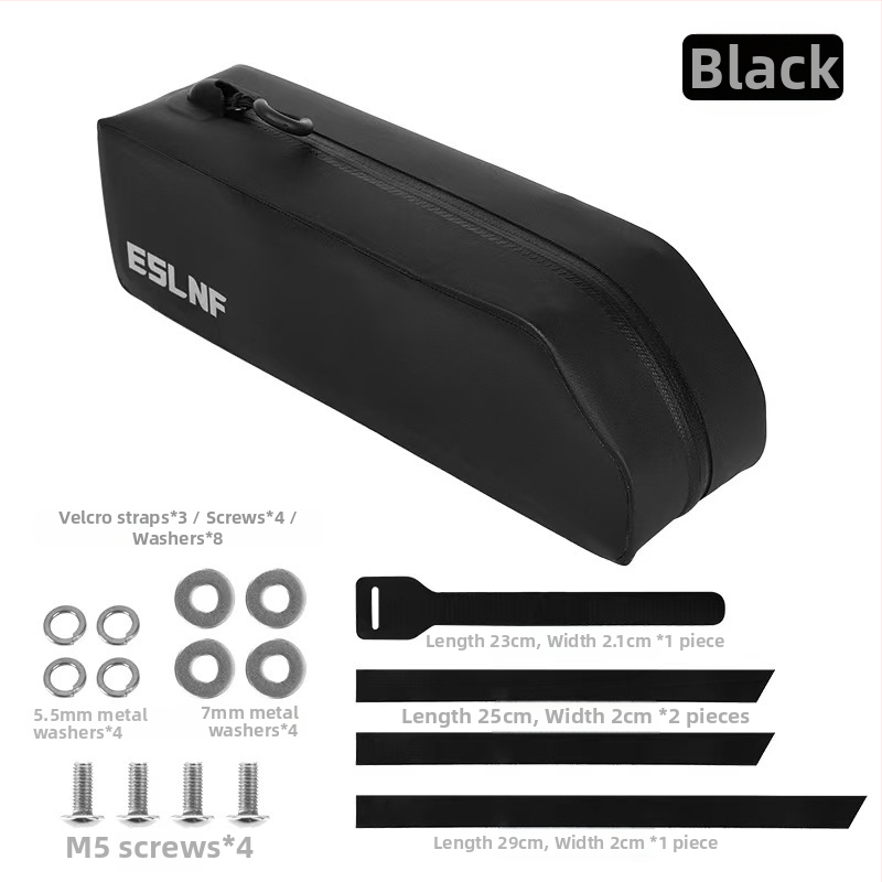 Eslnf jalgratta ülemise toru kott mägi-maanteeratta suure mahutavusega kõva kestaga veekindel esitala kott jalgrattavarustusele