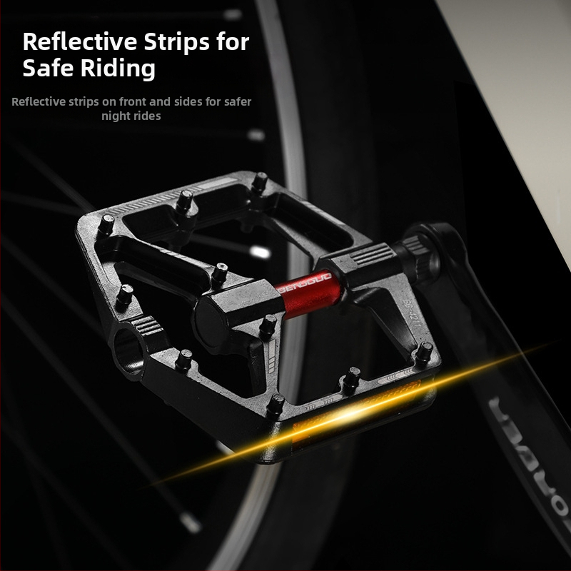 Педали за велосипеди, двойни DU алуминиеви педали, външни, противоплъзгащи, разширяващи се, планински педали за велосипеди