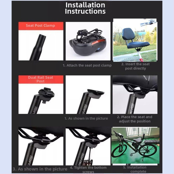 μαξιλάρι καθίσματος τρίκυκλου με πλάτη ηλεκτρικής σέλας αυτοκινήτου με μπαταρία κάθισμα αυτοκινήτου κάθισμα ποδηλάτου μεγεθυμένο φαρδύ μαξιλάρι καθίσματος