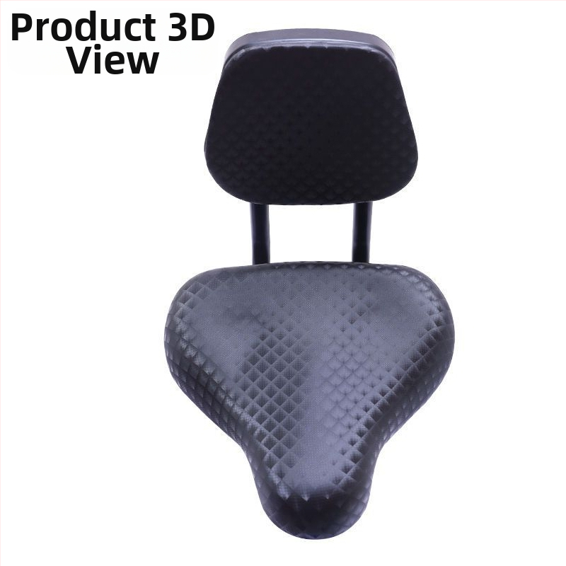 Kolmerattalise istmepadi seljatoega elektrilise auto sadulaga autoistme jalgrattaistme suurendatud laia istmepadjaga iste